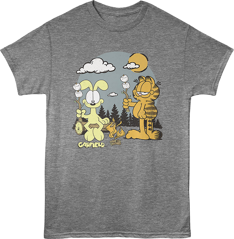 Roasting Marshmallows Garfield T-Shirt