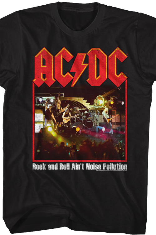 Rock and Roll Ain't Noise Pollution ACDC T-Shirt