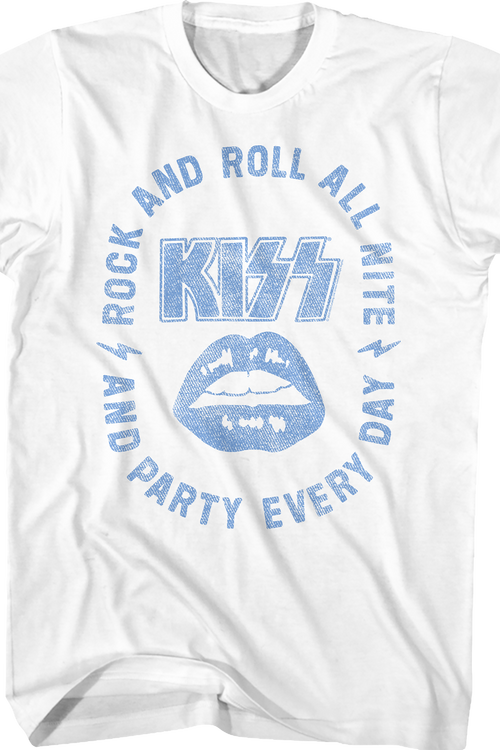 Rock And Roll All Nite And Party Every Day KISS T-Shirt