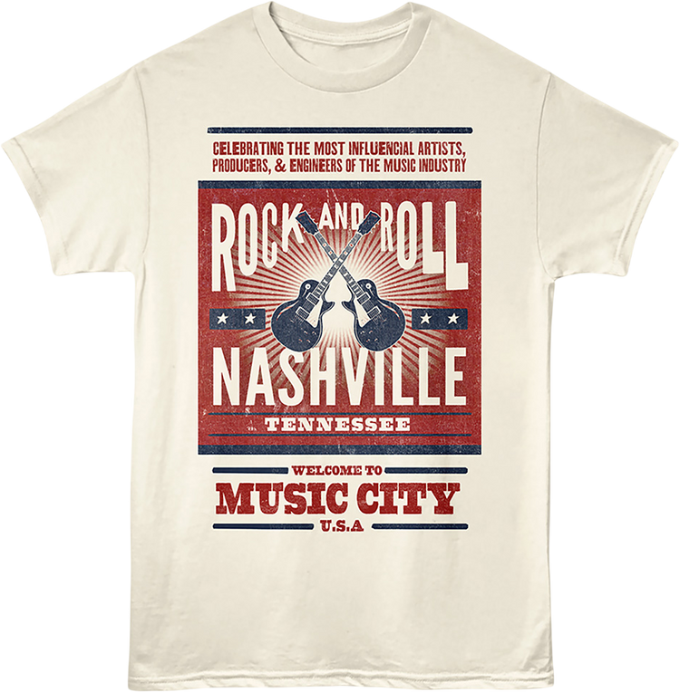 Rock And Roll Nashville Tennessee T-Shirt
