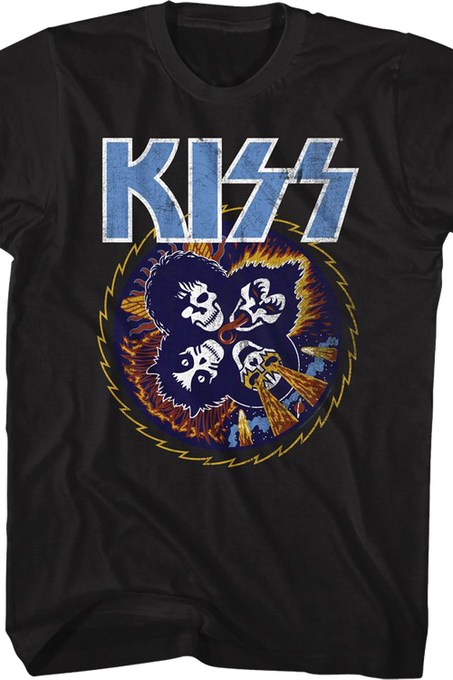 Rock and Roll Over Skulls KISS T-Shirt
