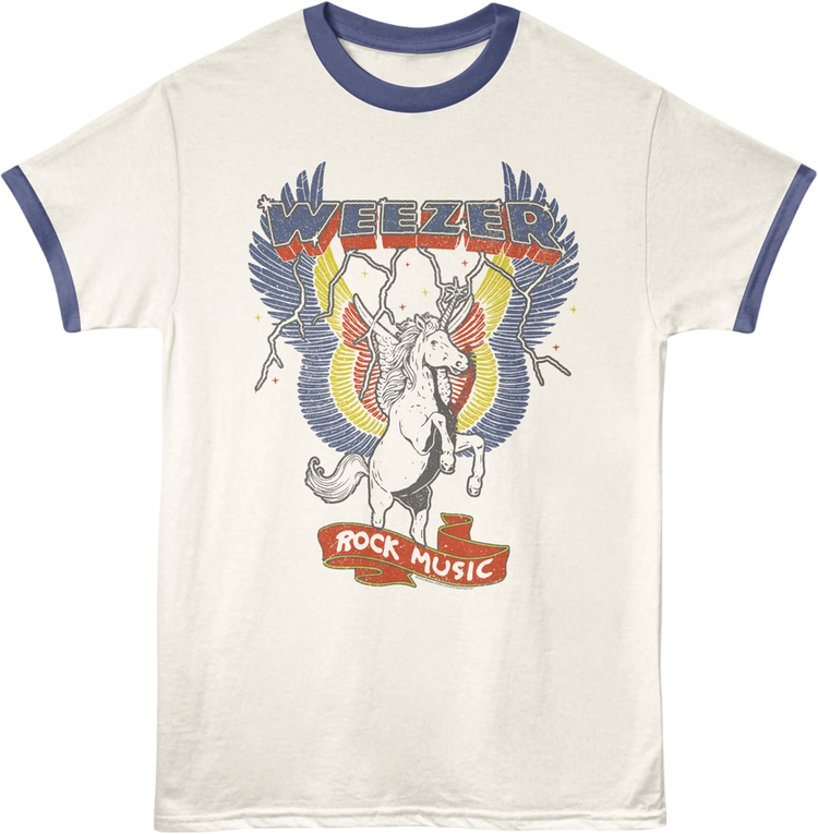 Rock Music Weezer Ringer Shirt