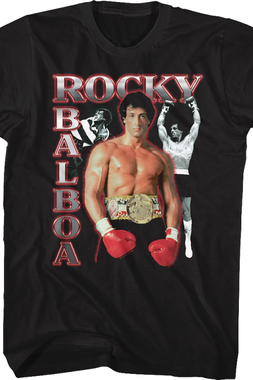 Rocky Balboa Collage Rocky T-Shirt