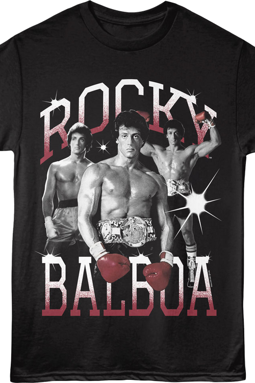 Rocky Balboa Poses Rocky T-Shirt