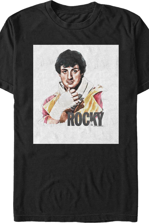 Rocky Balboa Sketch Rocky T-Shirt