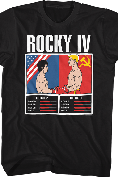 Rocky vs Drago Video Game Rocky IV T-Shirt