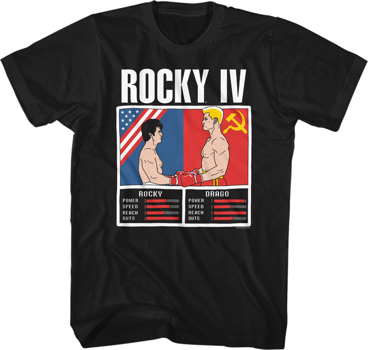 Rocky vs Drago Video Game Rocky IV T-Shirt