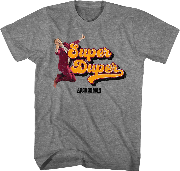 Ron Burgundy Super Duper Anchorman T-Shirt