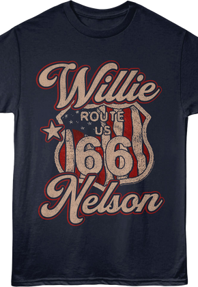 Route 66 Willie Nelson T-Shirt