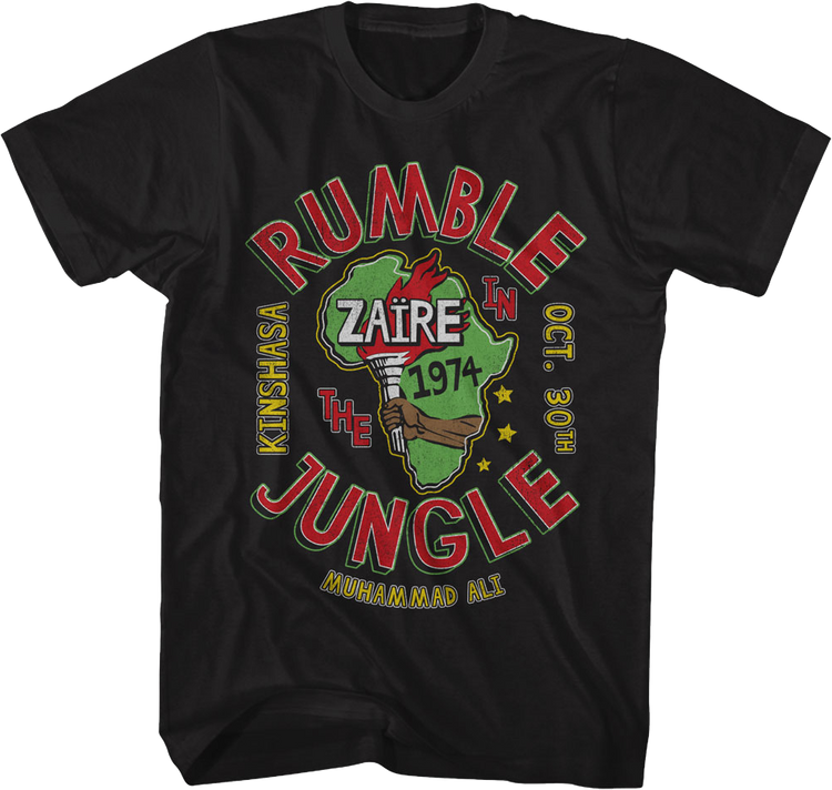 Rumble In The Jungle 1974 Muhammad Ali T-Shirt