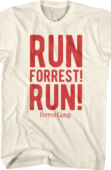 Run Forrest Run Forrest Gump T-Shirt