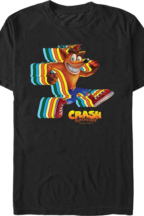 Running Motion Crash Bandicoot T-Shirt