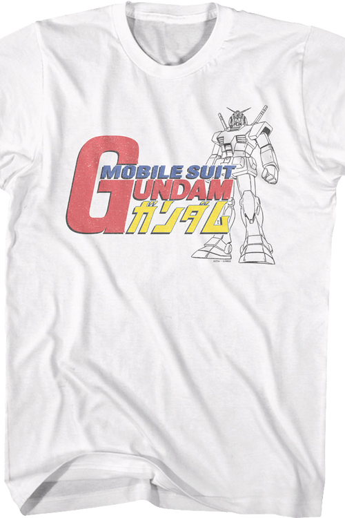 RX-78-2 Sketch Gundam T-Shirt