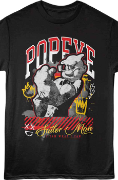 Sailor Man Graffiti Popeye T-Shirt