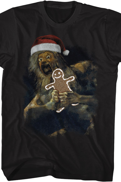Saturn Devouring His Gingerbread Man Art Gallery T-Shirt