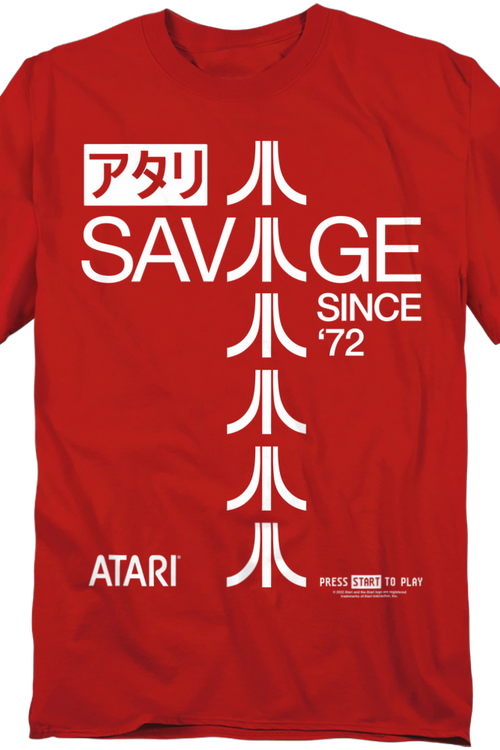 Savage Since '72 Atari T-Shirt