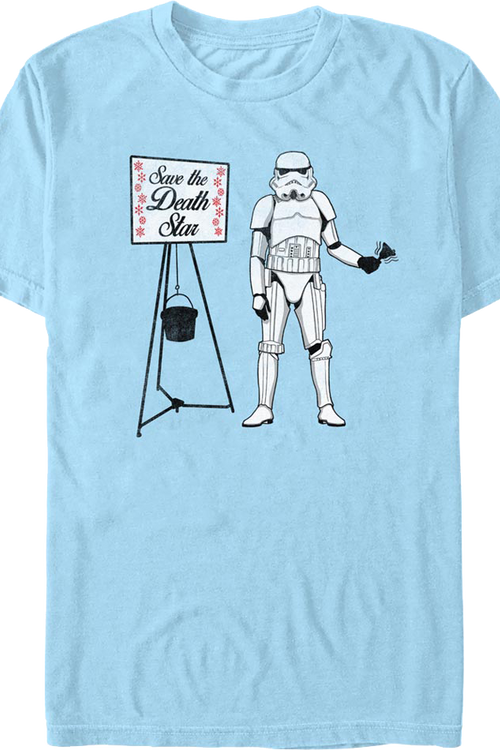 Save The Death Star Stormtrooper Bell Ringer Star Wars T-Shirt