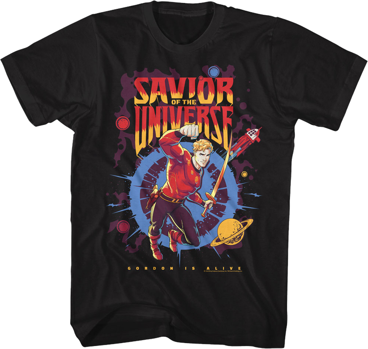 Savior Of The Universe Flash Gordon T-Shirt