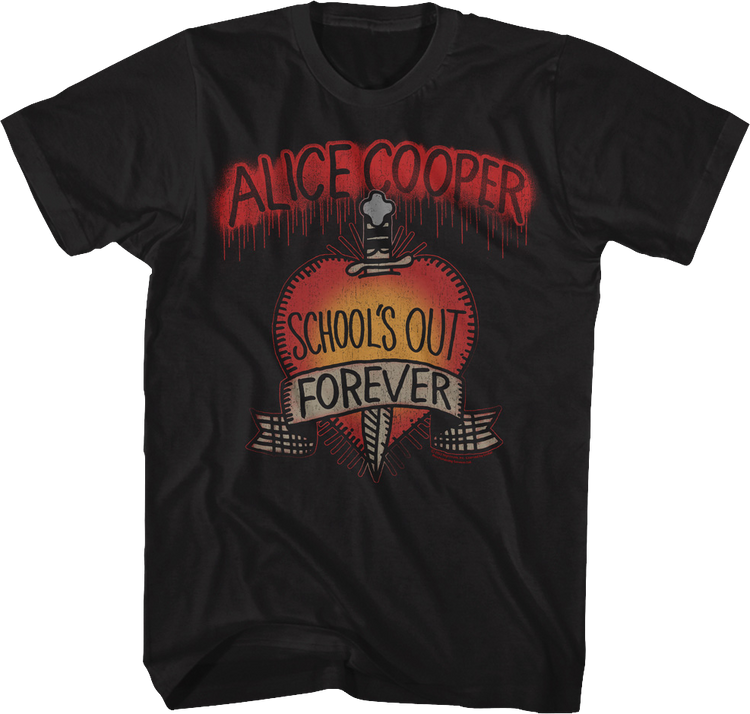 School's Out Forever Alice Cooper T-Shirt