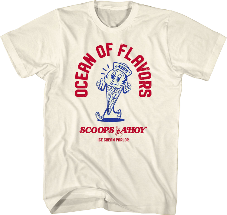 Scoops Ahoy Ocean Of Flavors Stranger Things T-Shirt