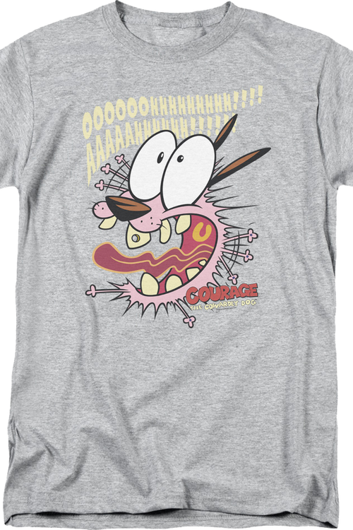 Scream Courage The Cowardly Dog T-Shirt