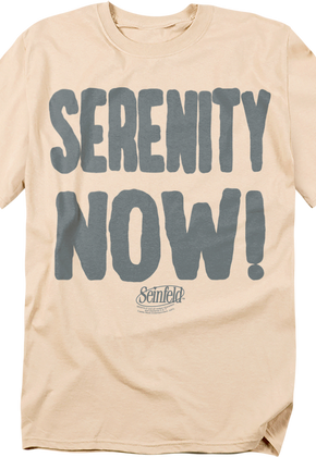 Serenity Now Seinfeld T-Shirt