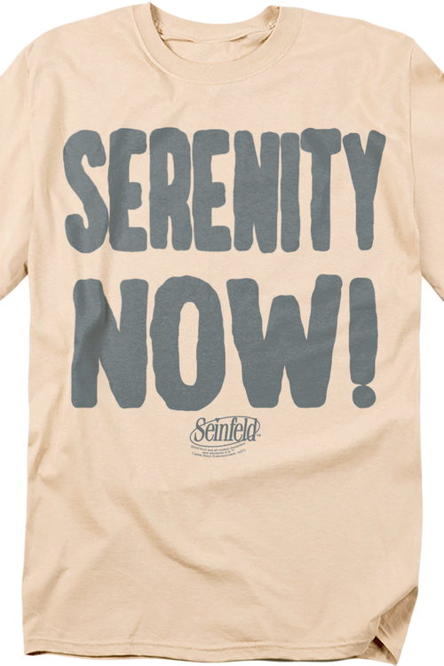 Serenity Now Seinfeld T-Shirt