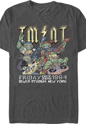 Sewer Stadium Rock Concert Teenage Mutant Ninja Turtles T-Shirt