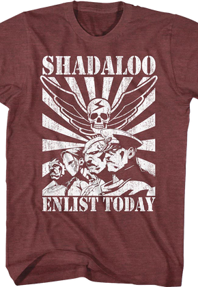 Shadaloo Propaganda Poster Street Fighter T-Shirt