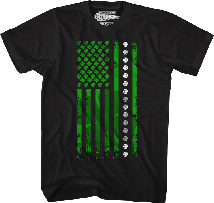Shamrock Flag St. Patrick's Day T-Shirt