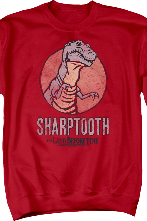 Sharptooth Land Before Time Sweatshirt
