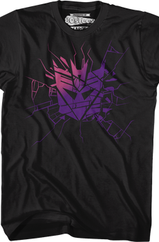Shattered Glass Decepticons Logo Transformers T-Shirt