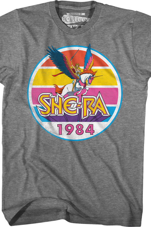 She-Ra Vintage 1984 Stripes Masters of the Universe T-Shirt
