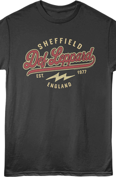 Sheffield England Def Leppard T-Shirt