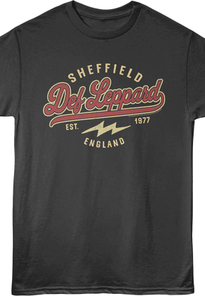 Sheffield England Def Leppard T-Shirt