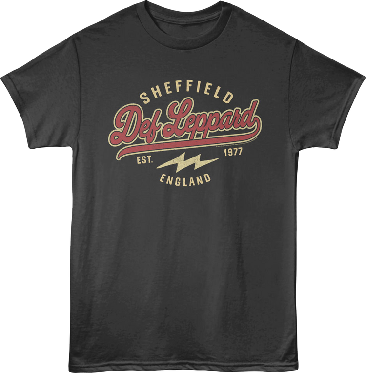 Sheffield England Def Leppard T-Shirt