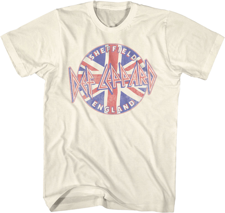 Sheffield Union Jack Def Leppard T-Shirt