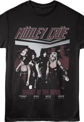 Vintage Shout At The Devil Photo Motley Crue T-Shirt