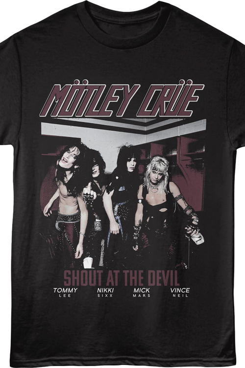 Vintage Shout At The Devil Photo Motley Crue T-Shirt