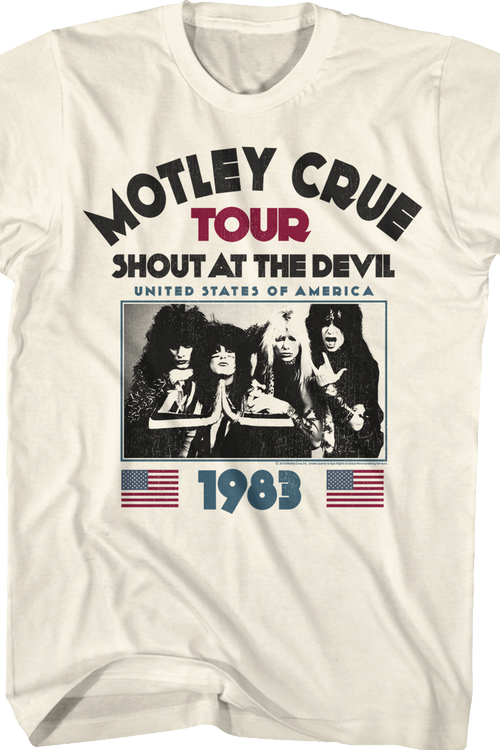Shout At The Devil Tour Motley Crue T-Shirt