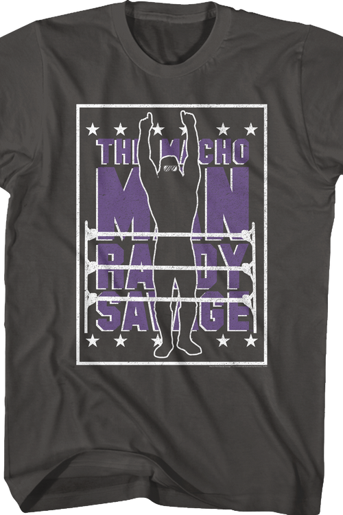 Silhouette Macho Man Randy Savage T-Shirt