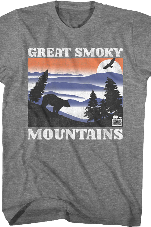 Silhouettes Great Smoky Mountains National Park T-Shirt