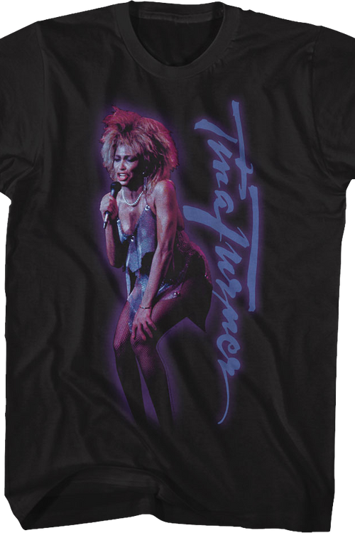 Singing Glow Tina Turner T-Shirt