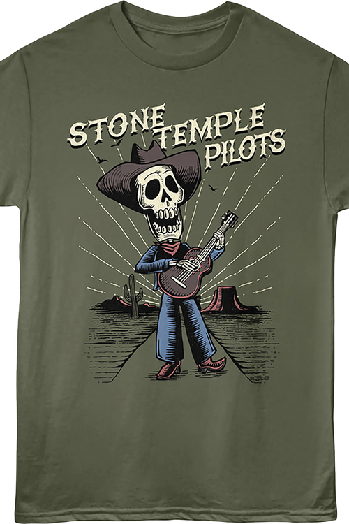 Skeleton Cowboy Stone Temple Pilots T-Shirt