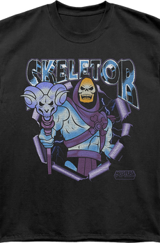 Skeletor Evil Pose Masters Of The Universe Oversized T-Shirt