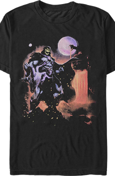 Skeletor Full Moon Poster Masters Of The Universe T-Shirt