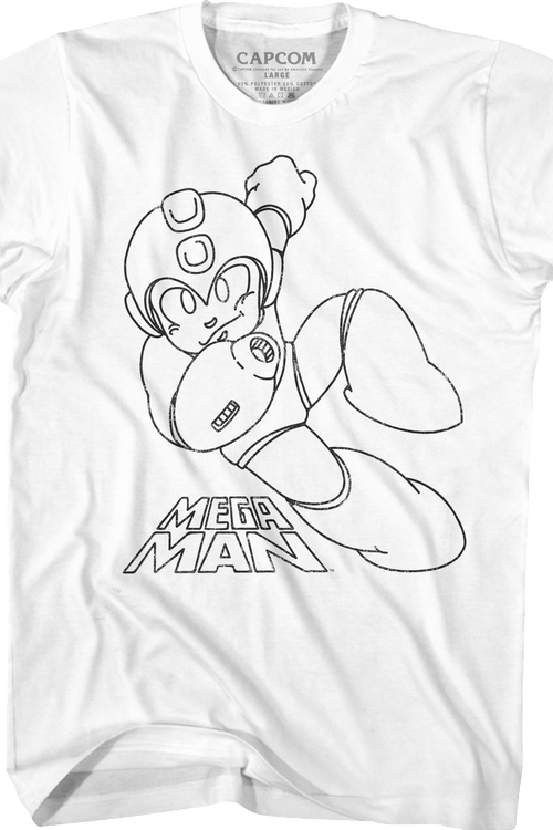 Sketch Mega Man T-Shirt