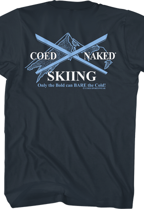 Skiing Coed Naked T-Shirt