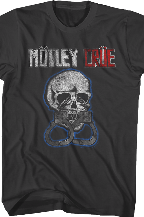 Skull And Handcuffs Motley Crue T-Shirt