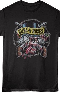 Skull And Pistols Guns N' Roses T-Shirt